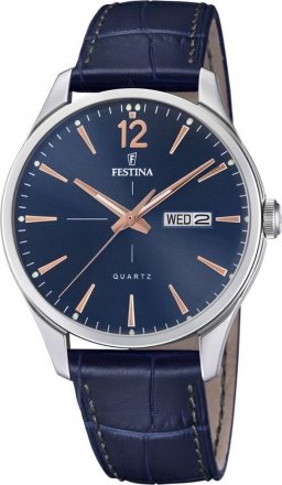 FESTINA Blue Leather Strap F20205/3