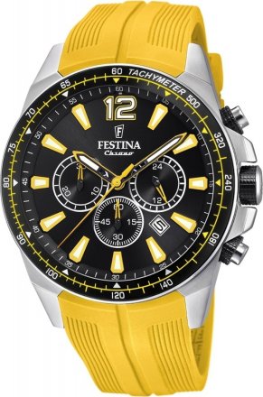 FESTINA Yellow Rubber Chronograph F20376/4