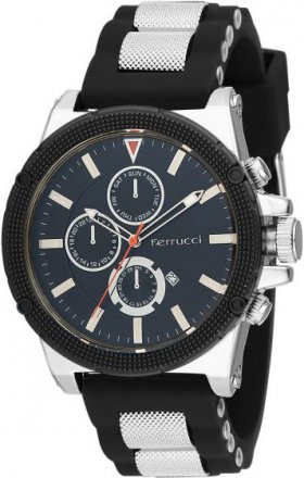 Ferrucci Black Rubber Strap FC6887S.08