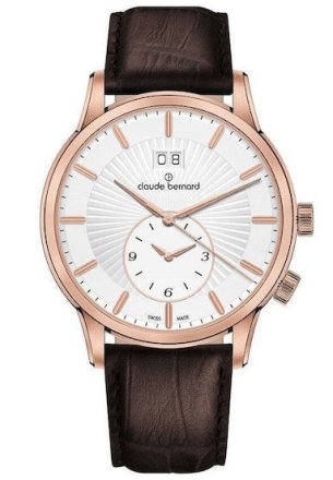 Claude Bernard Classic 2nd Time Zone 62007-37R-AIR