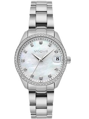 Vogue Mini Crystals Silver Stainless Steel Bracelet 614384