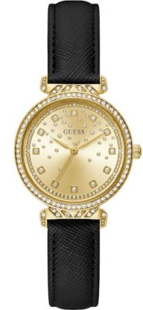 Guess Enchantment Black Leather Strap GW0764L2