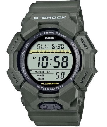CASIO G-Shock Green Rubber Strap GD-010-3ER