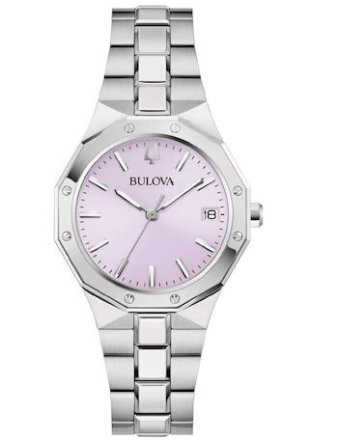 Bulova Classic Silver Stainless Steel Bracelet 96M170