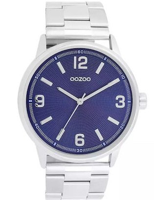 Oozoo Timepieces Silver Metallic Bracelet C11503