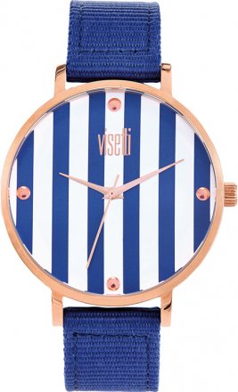 VISETTI Line Up Series Blue Fabric Strap PE-758RC