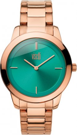 VISETTI Rose Gold Stainless Steel Bracelet PE-799RV