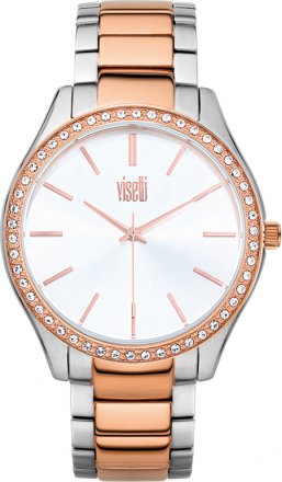 VISETTI Two Tone Stainless Steel Bracelet PE-978SRW