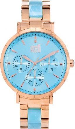Visetti Rose Gold Case Stainless Steel Bracelet PE-982RT