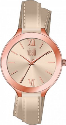 Visetti Beige Leather Strap PE-727RL