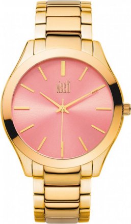 Visetti Slim & Chic Series Gold Stainless Steel Bracelet PE-980GO