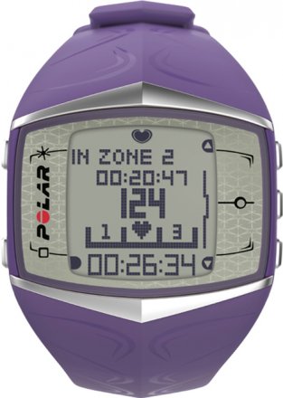 POLAR FT60 HR Monitor Purple Rubber Strap