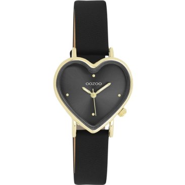 Oozoo Timepieces Black Leather Strap C11452