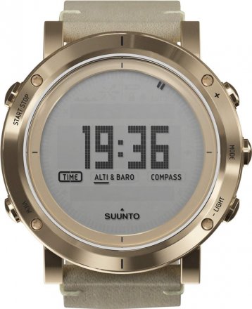 SUUNTO Essential Gold Beige Leather Strap SS021214000