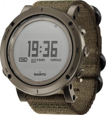 SUUNTO Essential Slate Khaki Fabric Strap SS021217000