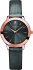 PIERRE LANNIER Ladies Rose Gold Grey Leather Strap 023K989