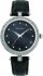 PIERRE LANNIER Ladies Crystals Black Leather Strap 066L693