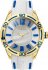 Breeze Miami Twist Gold White Rubber Strap 110191.5