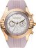 BREEZE City Sleek Chrono Violet Rubber Strap 110251.5