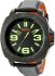 HUGO BOSS Orange Sao Paulo Oversized Three Hands Black Stainless Steel Leather Strap 1513163
