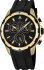 FESTINA Gold Black Rubber Chronograph F16839/1