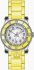 Juicy Couture White Dial Yellow Rubber Strap 1900460