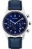 PIERRE LANNIER Blue Leather Chronograph 223D166