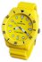 Hoops Under Water Yellow Rubber Strap 2479M01