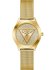 Guess Glitz Plaque Crystals Gold Stainless Steel Bracelet GW0835L2