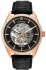 PIERRE LANNIER Automatic Rose Gold Black Leather Strap 307C033