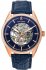 PIERRE LANNIER Automatic Rose Gold Blue Leather Strap 307C066