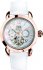 PIERRE LANNIER Automatic Rose Gold White Leather Strap 315B990