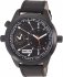3 Guys Time Black Leather Strap 3G 14525