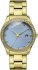 VOGUE Glam Crystals Three Hands Gold Stainless Steel Bracelet 81019.9