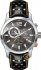 Nautica Sport Chronograph Black Leather Strap A22564G