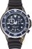 Nautica NMX 650 Tide Men's Quartz Watch with Blue Dial Chronograph Display and Black Silicone Strap A32600G