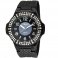 ANGEL Crystal Black Rubber Strap AR1217BB