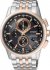 Citizen Eco-Drive Radio Controlled Chronograph Two Tone Stainless Steel Bracelet AT8116-65E