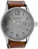 OOZOO Timepieces XXL Brown Leather Strap C7042
