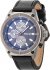 Police Contact Black Leather Strap 14537JSU-02A