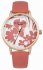 DAISY DIXON Jessica Rose Gold Coral Leather Strap DD023PRG