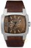 DIESEL Squared Brown Leather Strap DZ1132