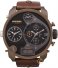 DIESEL XXL SBA Oversized Brown Leather Strap   DZ7246