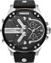 DIESEL Μr Daddy 2 Black Leather Strap DZ7313