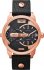 DIESEL Μini Daddy Black Leather Strap DZ7317