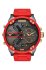 Diesel Mr. Daddy 2.0 Red Stainless Steel Chronograph DZ7430