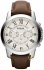 Fossil Grant Chronograph Brown Leather Strap FS4735