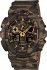 CASIO G-SHOCK Green Camouflage Rubber Strap GA-100CM-5AER