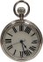 Quartz Silver Plated pocket watch Q61495