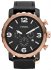 FOSSIL Nate Black Leather Strap Chronograph JR1369